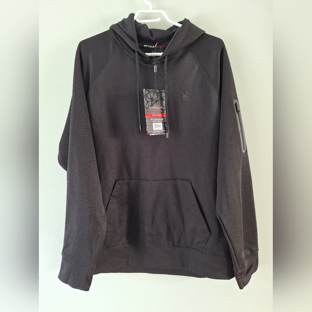 NWT Spyder Active Men's Pullover Sweatshirt Hoodie- Large